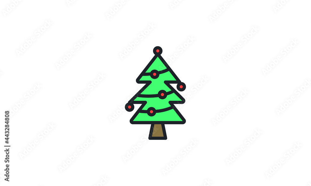 Christmas Tree Vector Silhouette Christmas Tree Vector Silhouette