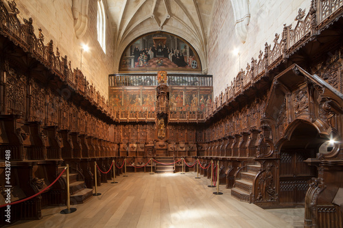 Coro de la catedral de Santo Domingo de la calzada en la Rioja Espa  a