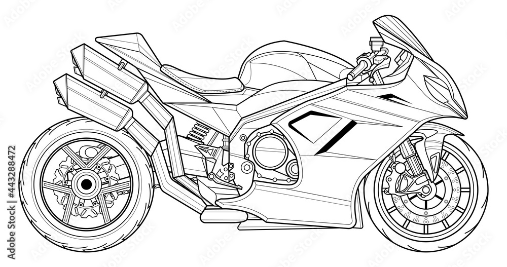 Speed Racer coloring picture