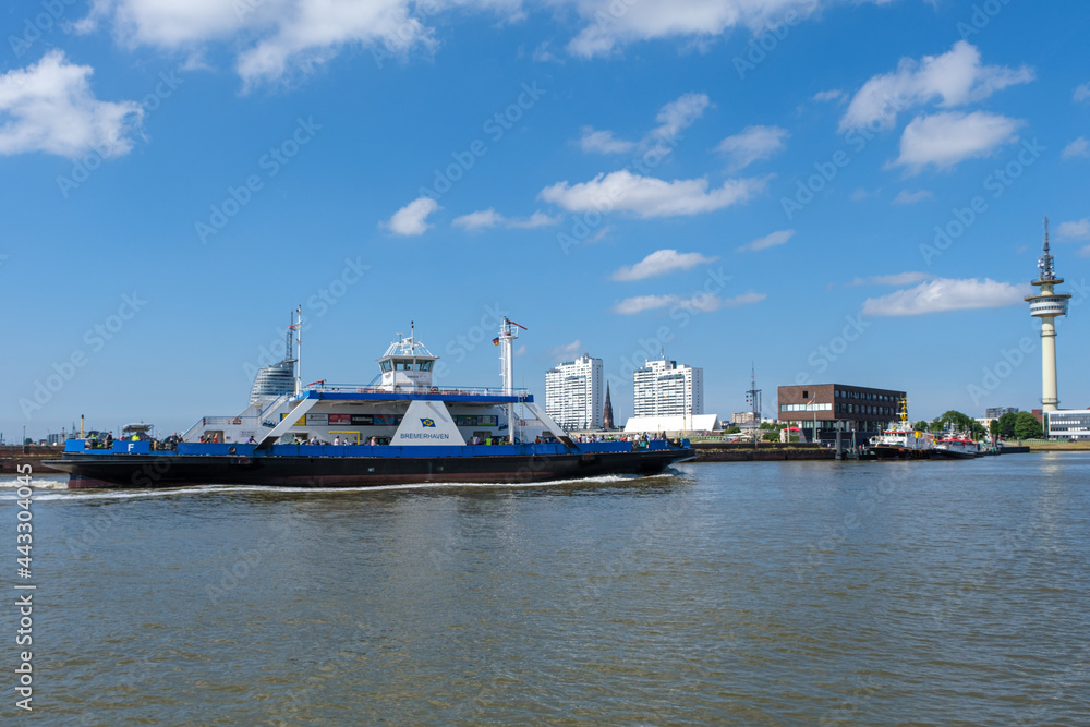 Schiff Fähre Bremerhaven Hafen