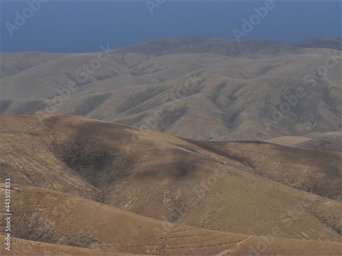 Blick vom Mirador Morro Velosa in die Landschaften bei Betancuria   Fuerteventura