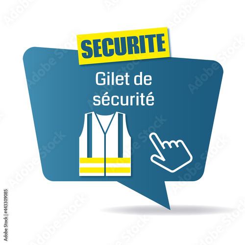 Logo gilet de sécurité.