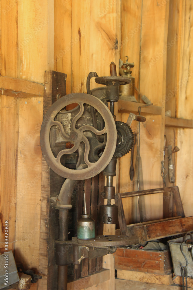 Old Fashioned Drill Press