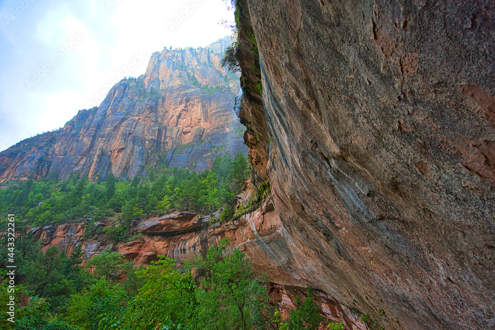 Zion National Park includes mountains, rivers, canyons, and natural arches.