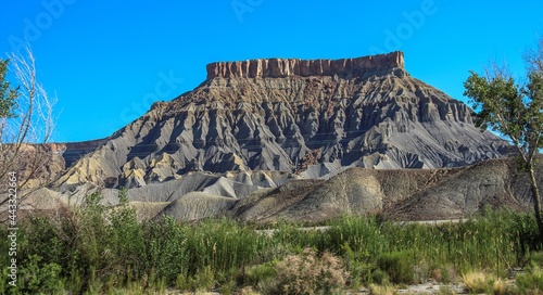 Factory Butte in Upper Blue Hills Wayne County, Utah close to Capitol Reef National Park.