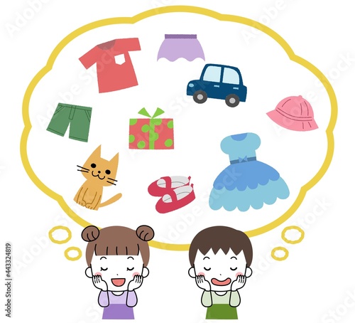 笑顔で考える子どもたち