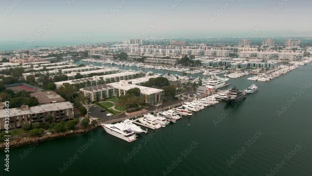 Aerial: Marina Del Rey, Los Angeles USA Aerial: Marina Del Rey, Los Angeles USA