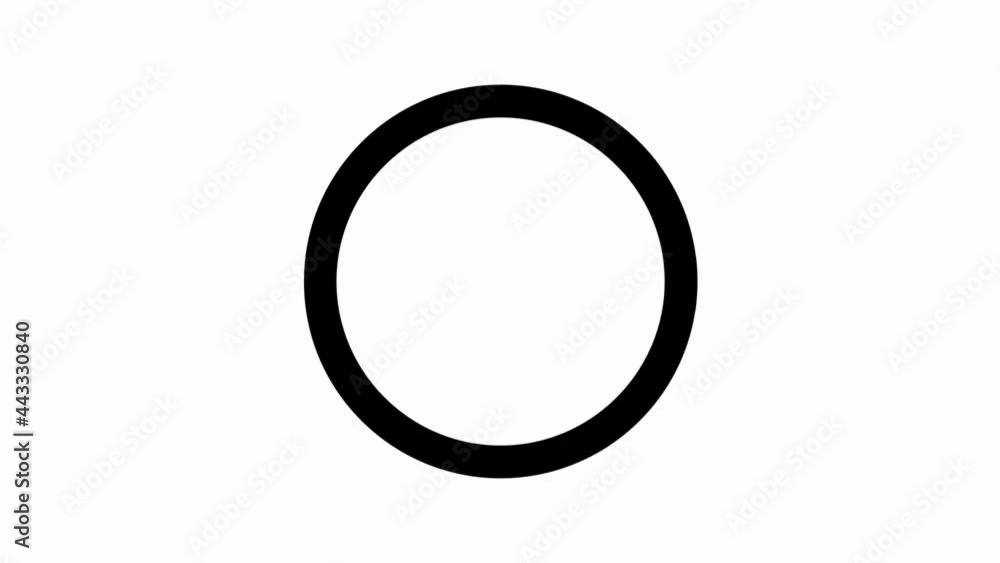 The direction arrow symbol indicating 4K on the white screen background. Video animation The direction arrow symbol indicating 4K on the white screen background. Video animation