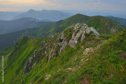Beautiful view of Carpathian Mountains