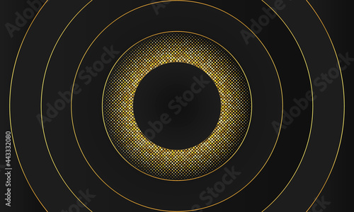 Circle Random Gradient Light Vector 