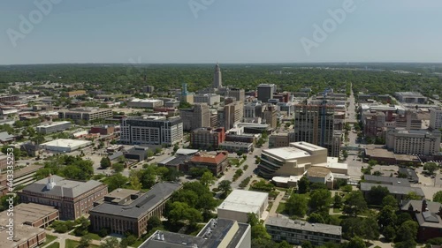 Aerial View of Lincoln, Nebraska in Summer photo
