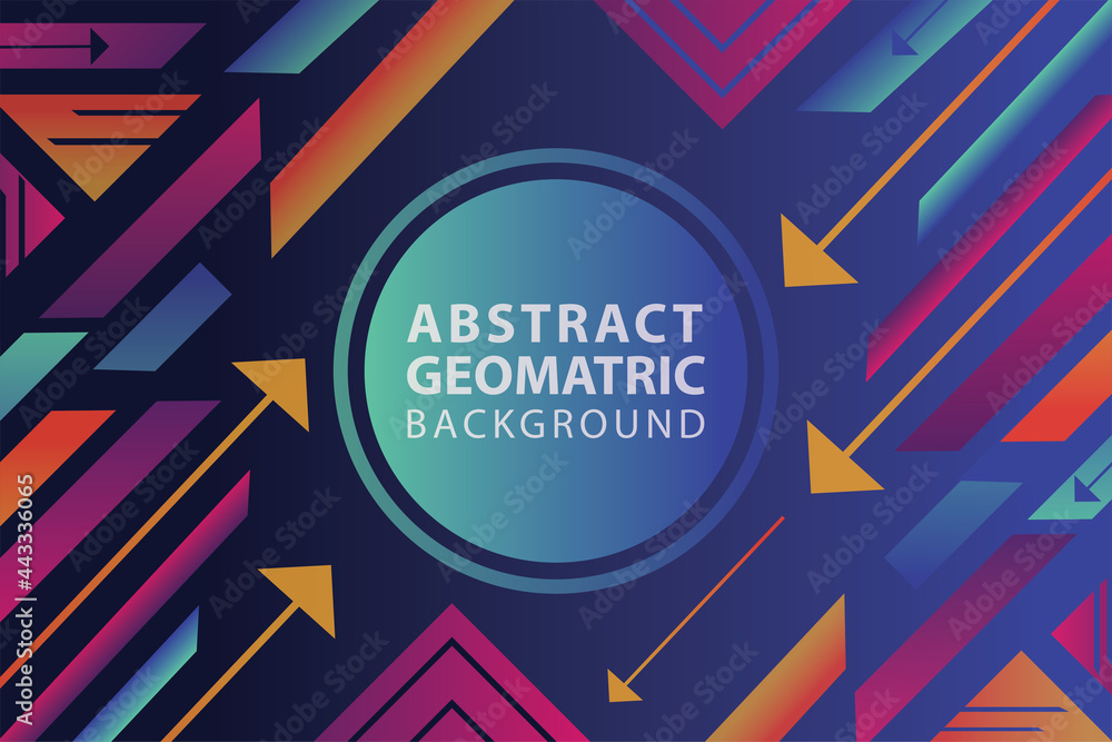 Abstract geometric futuristic background design