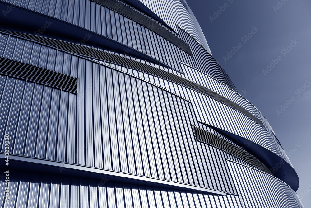 Exterior of modern architecture. building abstract background