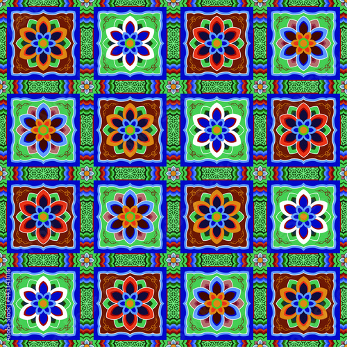 Dan-cheong. Korean traditional temple art.