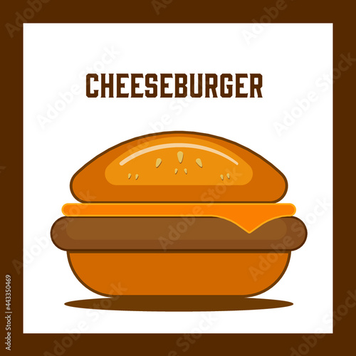 CheeseBurger icon vector vetor