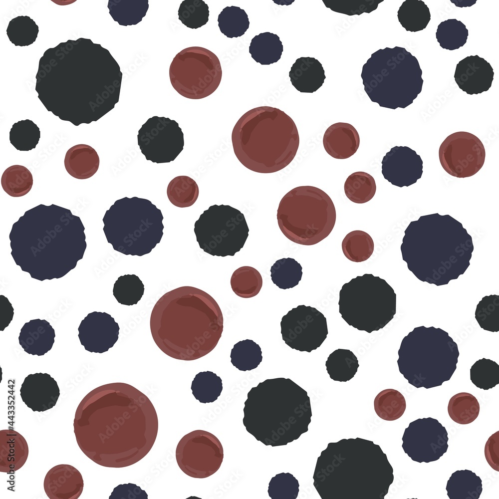 Сontinuous pattern of dot poilka Сontinuous pattern of dot poilka
