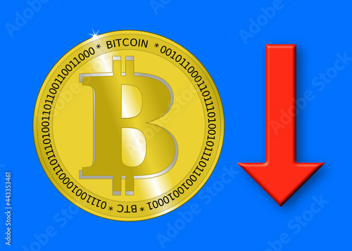 Bitcoin Währung fällt
