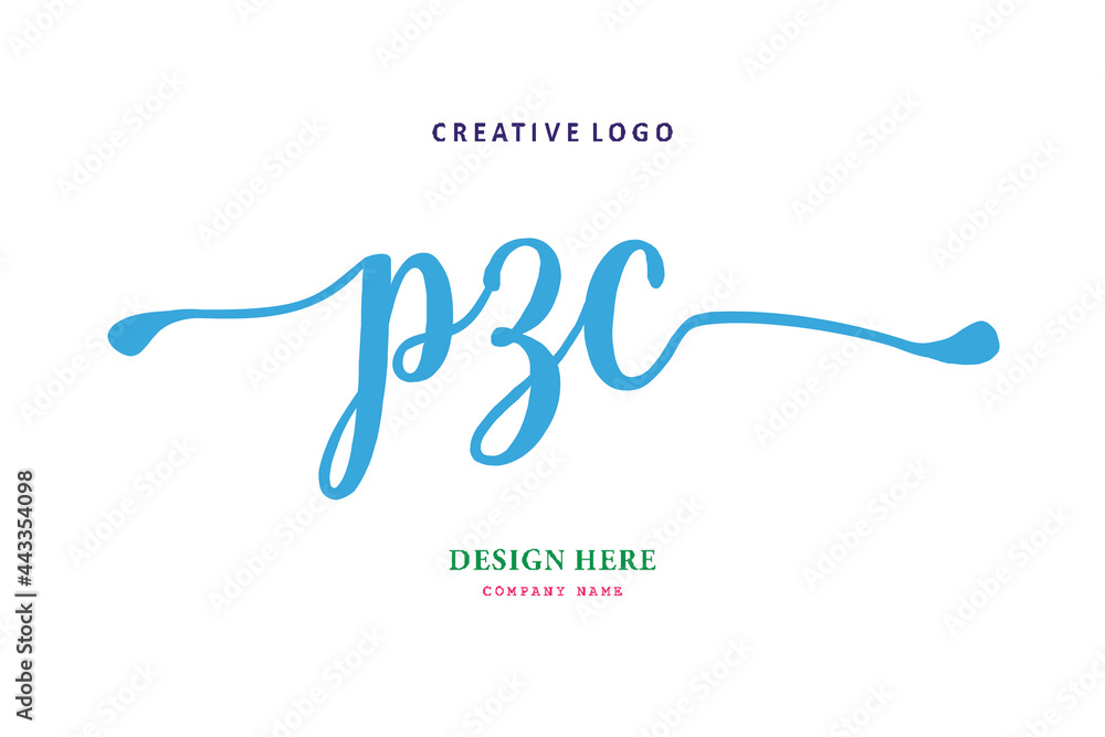 PZC lettering logo is simple, easy to understand and authoritative PZC lettering logo is simple, easy to understand and authoritative