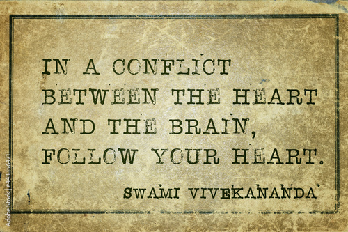 heart and brain Vivekananda