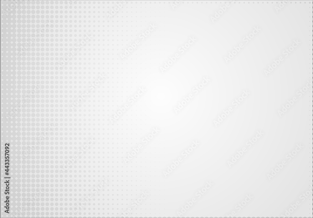 Illustration of vector graphic background halftone left side Illustration of vector graphic background halftone left side