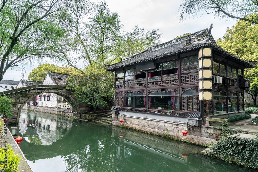 The scenery of the ancient town of Shaoxing, Zhejiang