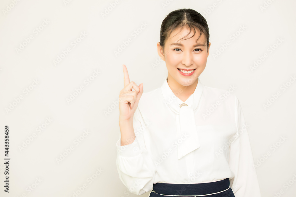 Cute, beautiful, business woman, happy office worker, female, number one person, material Cute, beautiful, business woman, happy office worker, female, number one person, material