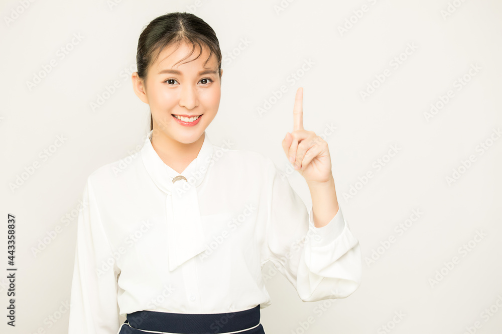 Cute, beautiful, business woman, happy office worker, female, number one person, material Cute, beautiful, business woman, happy office worker, female, number one person, material