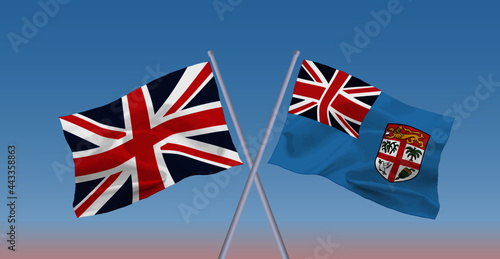 イギリスとフィジー共和国の国旗