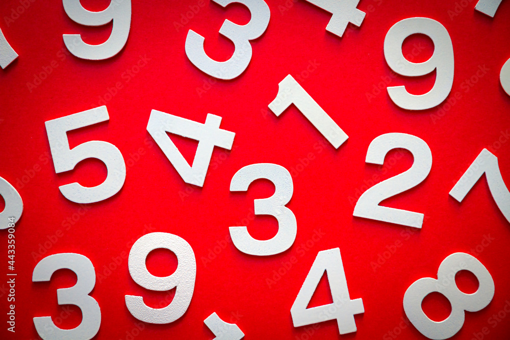 Mathematics background made with solid numbers Mathematics background made with solid numbers
