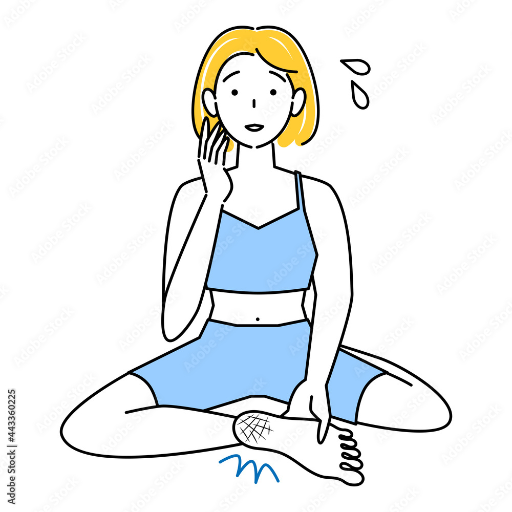 スキンケア 足裏のかかとがひび割れて悲しんでいる可愛い女性 あぐらをかく イラスト ベクター
Skin Care. A lovely woman who is sad because the heel of her foot is dry and cracked. sit cross-legged. Illustration. Vector. スキンケア 足裏のかかとがひび割れて悲しんでいる可愛い女性 あぐらをかく イラスト ベクター
Skin Care. A lovely woman who is sad because the heel of her foot is dry and cracked. sit cross-legged. Illustration. Vector.
