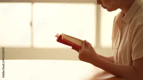 読書する女性