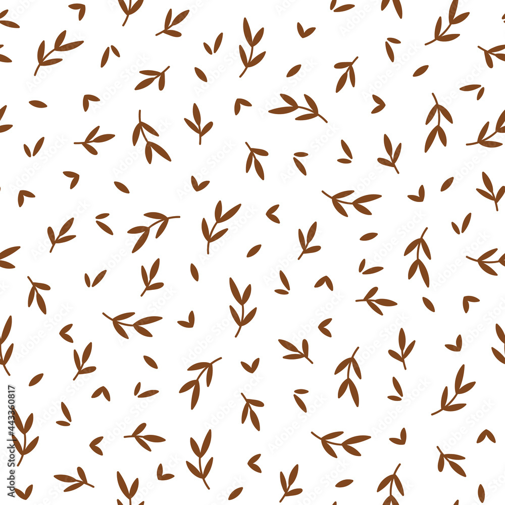Brown branches seamless background Brown branches seamless background