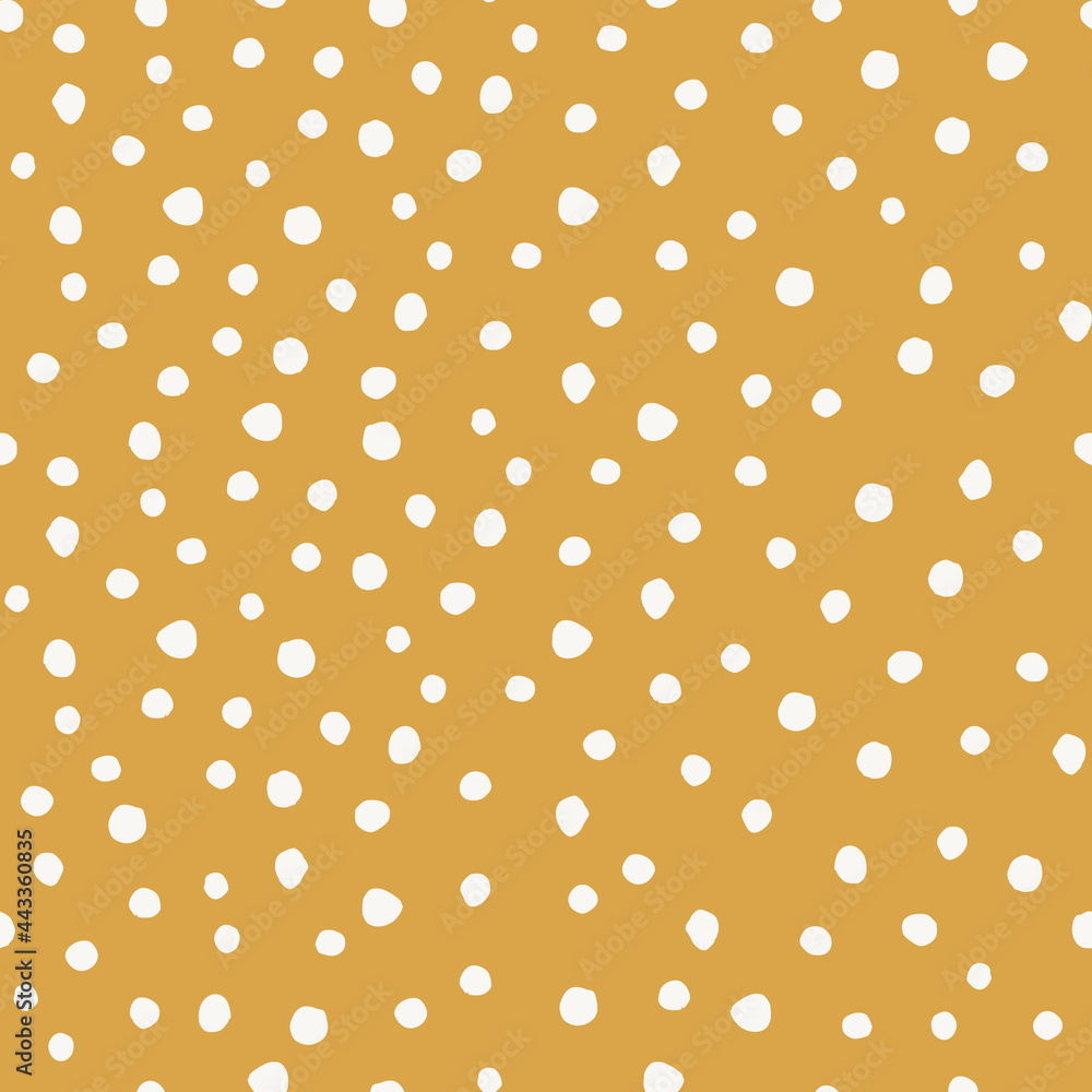 White dots seamless pattern