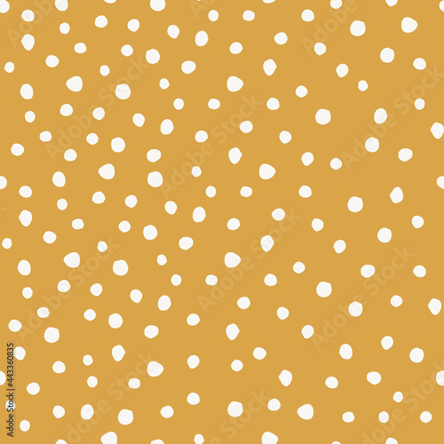 White dots seamless pattern