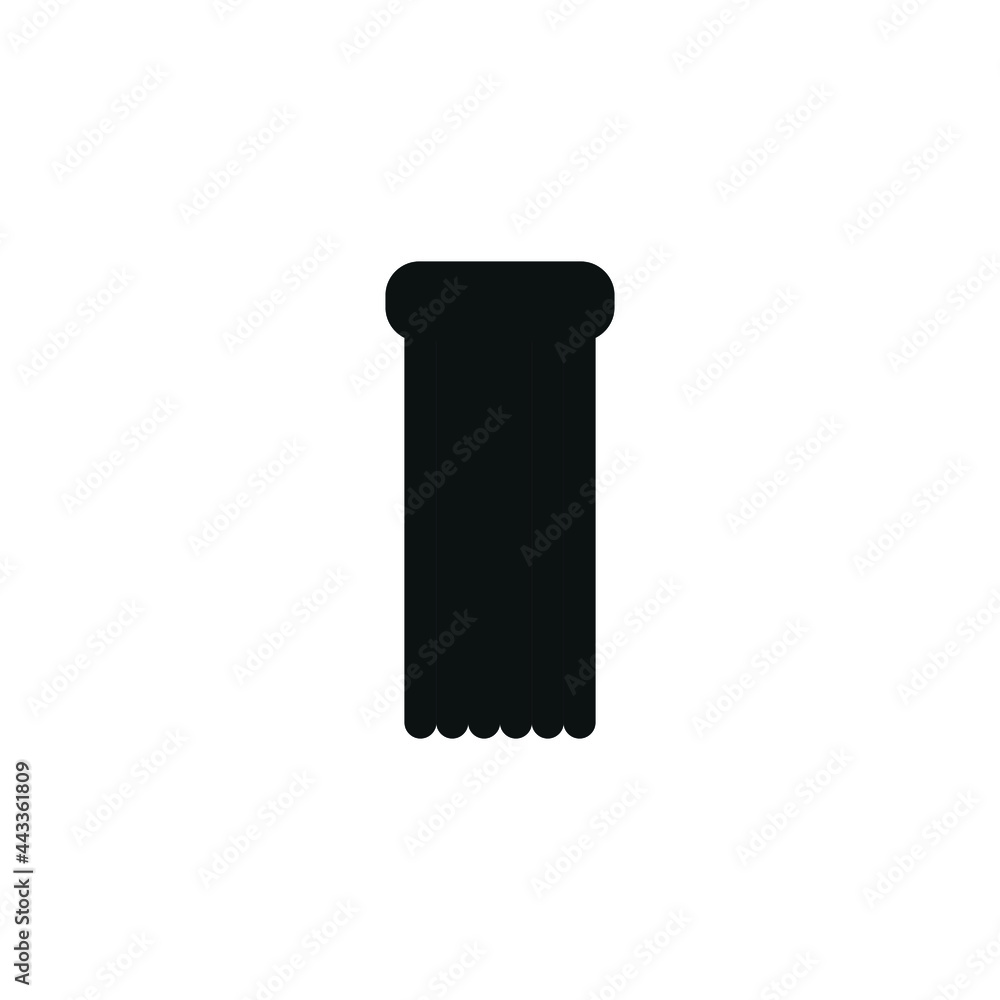 vector icon, beach mat on white background vector icon, beach mat on white background