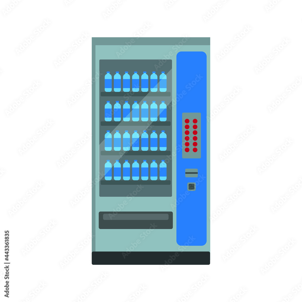 icon vector, beverage dispensing machine on white background