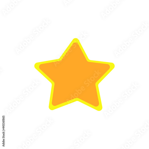 vector icon  starfish on white background