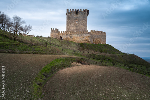 Castle of Tiedra, Valladolid province, Spain photo