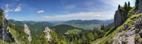 Fototapeta Naklejka Na Ścianę i Meble -  Gratwanderung zum Pürschling bei Oberammergau