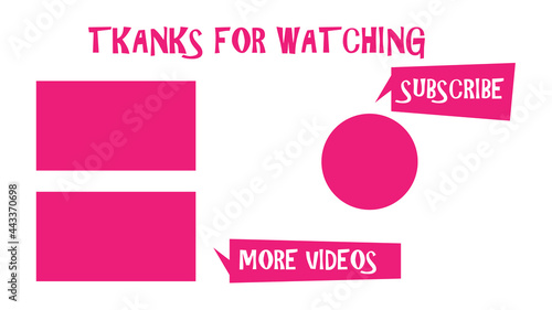 YouTube End Card Template Type A 01