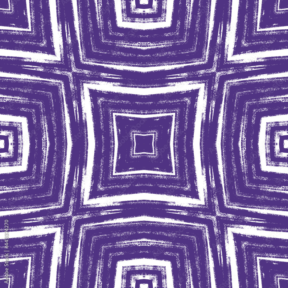 Medallion seamless pattern. Purple symmetrical Medallion seamless pattern. Purple symmetrical