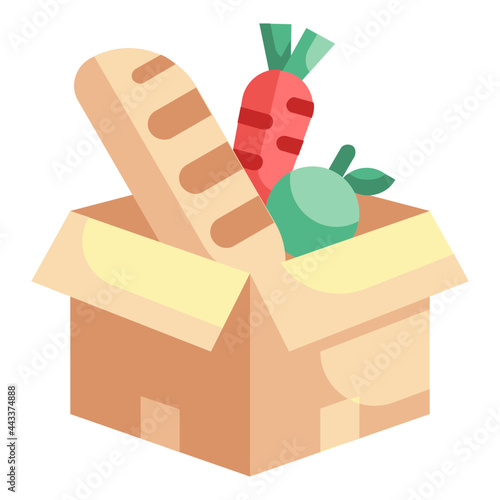 food flat icon