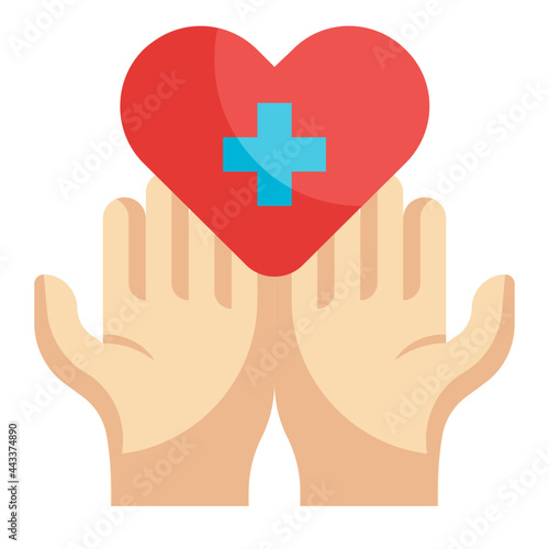 hand flat icon