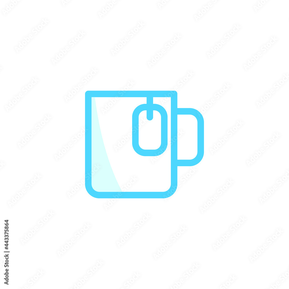Illustration Vector graphic of teacup icon template Illustration Vector graphic of teacup icon template
