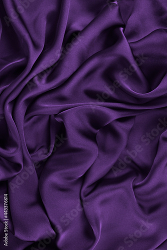 Background fabric. Dark textile fabric with texture and pattern drapery background