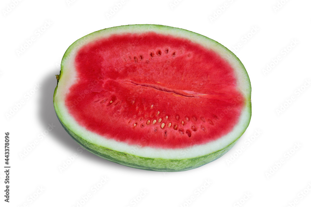 Red watermelon sweet good test isolated on white background. This has clipping path.
Red watermelon sweet good test isolated on white background. This has clipping path.
