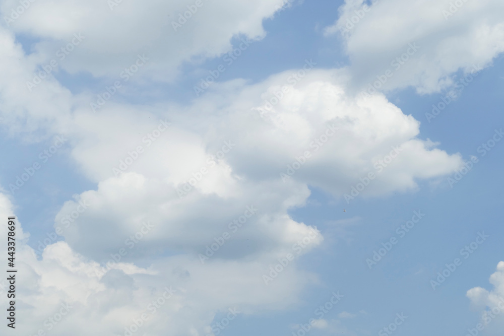 Weisse Wolken, Blauer Himmel, Hintergrundbild, Deutschland, Europa Weisse Wolken, Blauer Himmel, Hintergrundbild, Deutschland, Europa