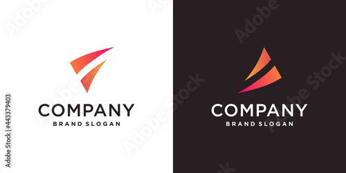 Business logo for financial, technology or growth company part 1