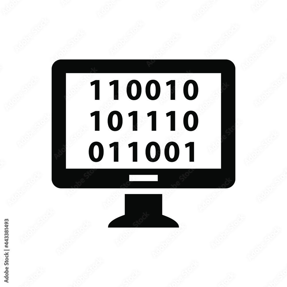 Big data icon vector graphic illustration Big data icon vector graphic illustration