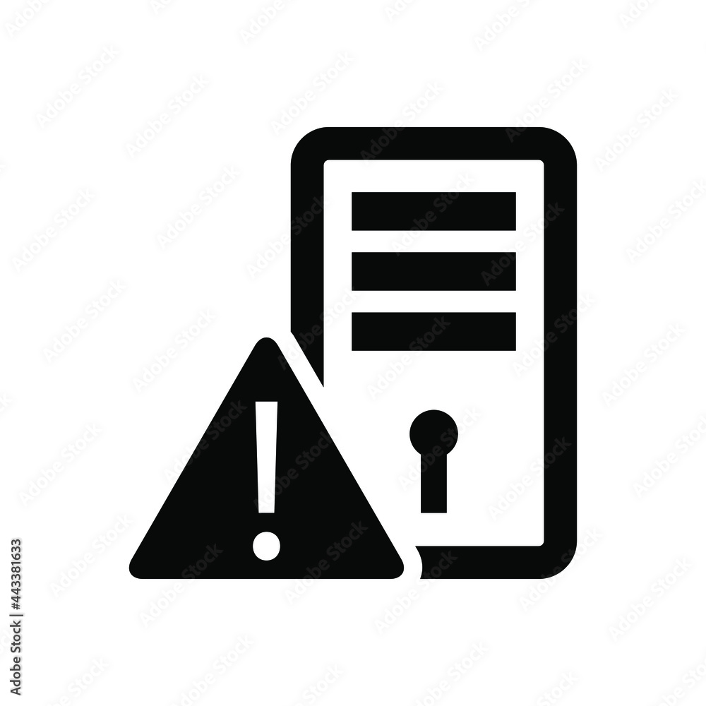 Computer error icon vector graphic illustration Computer error icon vector graphic illustration